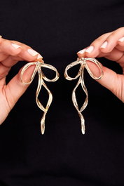 Heliophilia Silver Pendientes de Metal Dorados